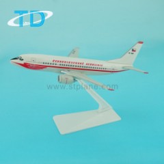 捷克航空B737-500塑料16cm轻型仿真飞机模型