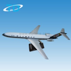 奥林匹克涂装波音B727-200 1:100 创意航空模型树脂工艺摆设品