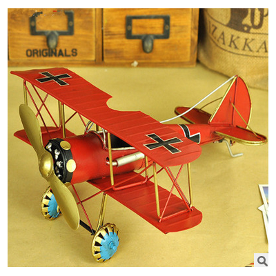 麦家居zakka复古创意飞机模型
