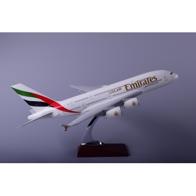 空客A380阿联酋航空树脂飞机模型45cm