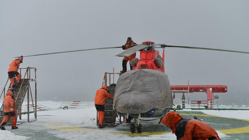 中信海直圆满完成第34次南极科考保障任务