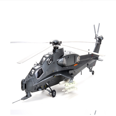 合金1:24直升机飞机模型仿真武直10直升机模型