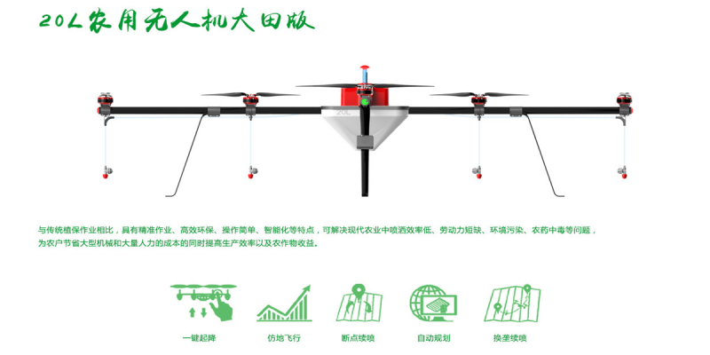 谷上飞®3WDM8-20大载荷多功能农用无人机