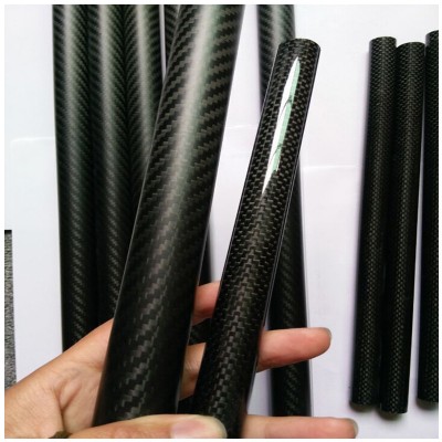 透明亮光碳纤维管 高强度耐腐蚀优质纤维管定制